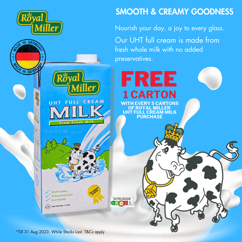 Royal Miller UHT Full Cream Milk 1L